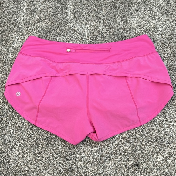 Lululemon Speed Up Lined Short 2.5 in Sonic Pink - Picture 2 of 4